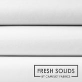 Camelot Fresh Solids- White (Sold By 1/2 Meter)